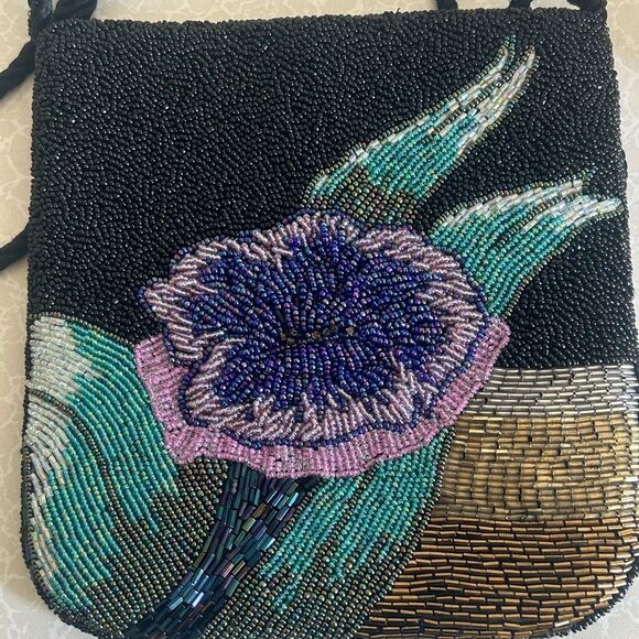 Vintage PATRICK SWEENEY The Last Tulip Comapny Beaded Purse - Picture 13 of 16